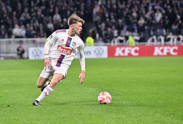 Johann Lepenant (lyon) FOOTBALL: Olympique Lyonnais vs Lille Olympique Sporting Club - 8e Coupe de France - 08 02 2023 FredericChambert Panoramic 
