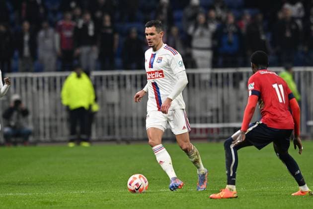 Dejan Lovren (lyon) FOOTBALL: Olympique Lyonnais vs Lille Olympique Sporting Club - 8e Coupe de France - 08 02 2023 FredericChambert Panoramic 