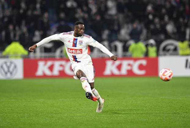 Sinaly Diomande (lyon) FOOTBALL: Olympique Lyonnais vs Lille Olympique Sporting Club - 8e Coupe de France - 08 02 2023 FredericChambert Panoramic 