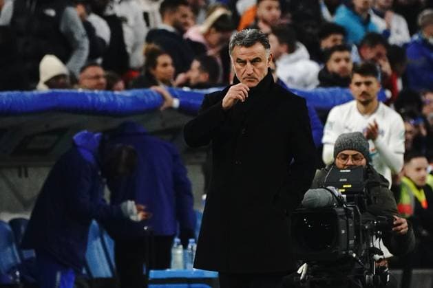 Fabien Galtier (entraineur du PSG) FOOTBALL : Olympique de Marseille vs PSG - Coupe de France - 8eme de finale - Marseille - 08 02 2023 NorbertScanella Panoramic 