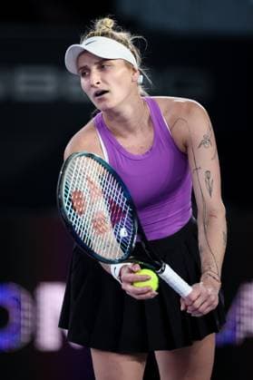TENNIS - WTA, Tennis Damen Upper Austria Ladies Linz LINZ,AUSTRIA,10.FEB.23 - TENNIS - WTA Tour, Upper Austria Ladies Linz. Image shows Marketa Vondrousova (CZE).  GEPAxpictures xManfredxBinder