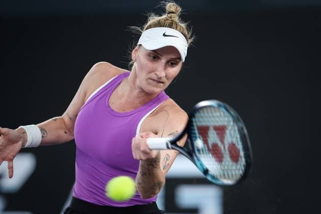 TENNIS - WTA, Tennis Damen Upper Austria Ladies Linz LINZ,AUSTRIA,10.FEB.23 - TENNIS - WTA Tour, Upper Austria Ladies Linz. Image shows Marketa Vondrousova (CZE).  GEPAxpictures xManfredxBinder