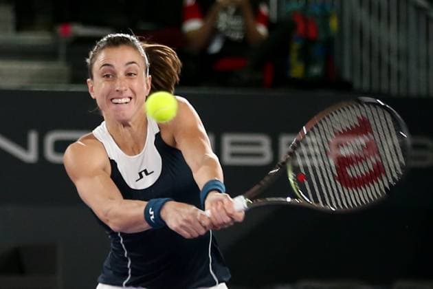 TENNIS - WTA, Tennis Damen Upper Austria Ladies Linz LINZ,AUSTRIA,10.FEB.23 - TENNIS - WTA Tour, Upper Austria Ladies Linz. Image shows Petra Martic (CRO).  GEPAxpictures xManfredxBinder