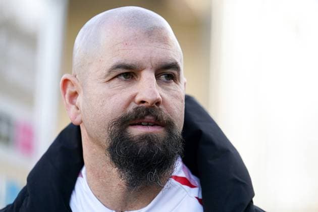 Sascha Glass (Trainer, Cheftrainer, 1. FC Köln), Einzelbild, Einzelfoto, Aktion, Action, Porträt, Portrait, 12.02.2023, Sinsheim (Hoffenheim) (Deutschland), Fussball, Flyeralarm Frauen-Bundesliga, TSG 1899 Hoffenheim - 1. FC Köln, 12.02.2023, Sinsheim (Hoffenheim) (Deutschland), Fussball, Flyeralarm Frauen-Bundesliga, TSG 1899 Hoffenheim - 1. FC Köln, DFB DFL REGULATIONS PROHIBIT ANY USE OF PHOTOGRAPHS AS IMAGE SEQUENCES AND OR QUASI-VIDEO.