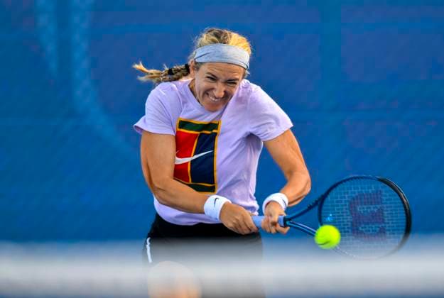 WTA, Tennis Damen Qatar TotalEnergies Open 2023 Victoria Azrenka of Belarus during practice of the WTA Qatar TotalEnergies Open tennis tournament at the Khalifa International Tennis Complex in Doha, Qatar, 13 February 2023 DOHA Qatar  Copyright: xNoushadxThekkayilx originalFilename:varittyakkal-wtaqatar230213_npTz0.jpg