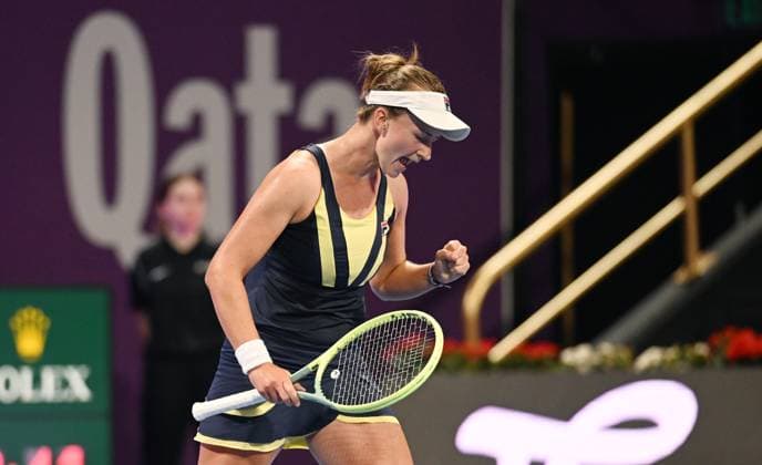 2023 WTA, Tennis Damen Qatar TotalEnergies Open Barbora Krejcikova (CZE) Barbora Krejcikova (CZE)