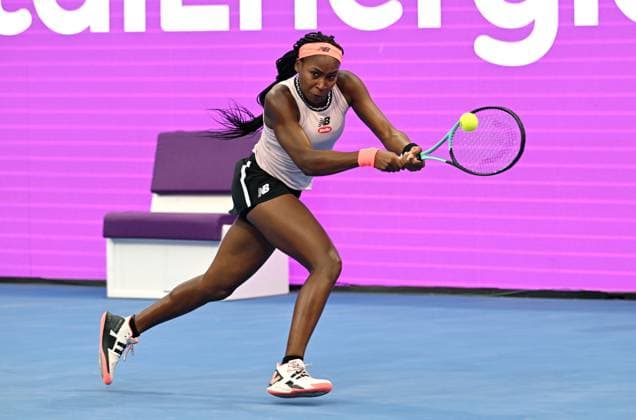2023 WTA, Tennis Damen Qatar TotalEnergies Open Coco Gauff (USA) Coco Gauff (USA)