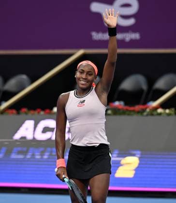 2023 WTA, Tennis Damen Qatar TotalEnergies Open Coco Gauff (USA) Coco Gauff (USA)
