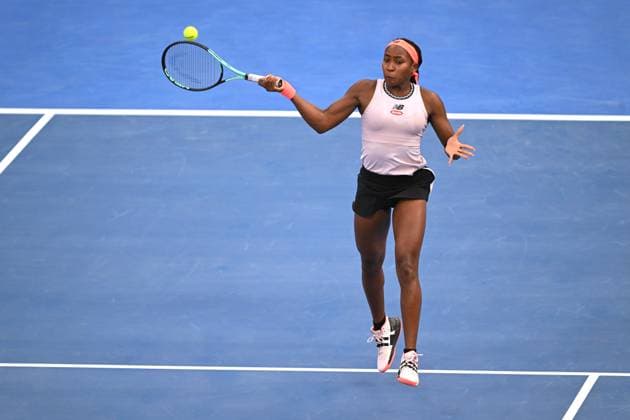 2023 WTA, Tennis Damen Qatar TotalEnergies Open Coco Gauff (USA)