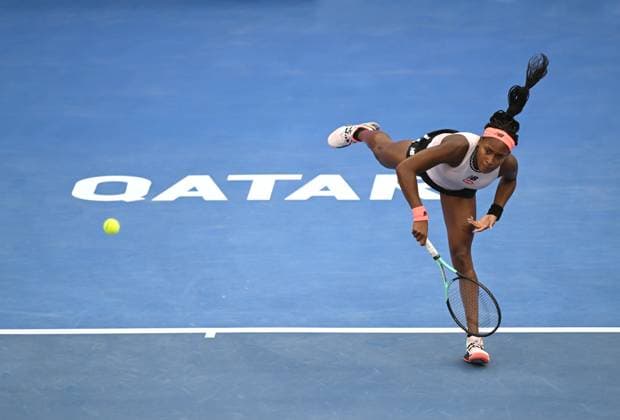 2023 WTA, Tennis Damen Qatar TotalEnergies Open Coco Gauff (USA)