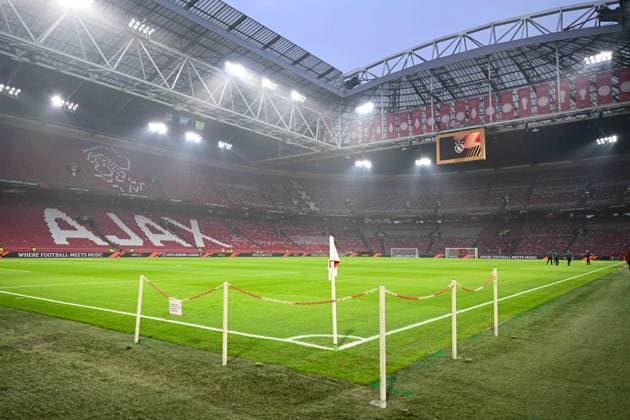 Fussball, Herren, Saison 2022 2023, Europa League (Play-Offs zum Achtelfinale, Hinspiel), Ajax Amsterdam - 1. FC Union Berlin, Innenansicht vom Stadion , 16.02. 2023, Copyright: xMatthiasxKochx