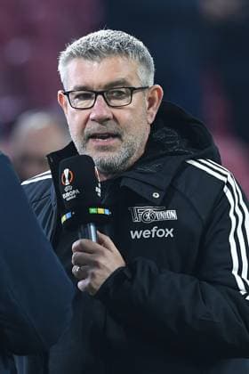 Fußball Europa League K.-o.-Runde-Play-off Ajax Amsterdam - 1. FC Union Berlin am 16.02.2023 in der Johan Cruijff ArenA in Amsterdam Urs Fischer ( Trainer Cheftrainer Berlin )