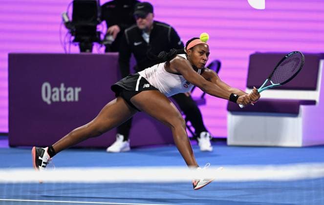 2023 WTA, Tennis Damen Qatar TotalEnergies Open Coco Gauff (USA) Coco Gauff (USA)