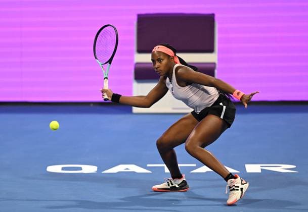 2023 WTA, Tennis Damen Qatar TotalEnergies Open Coco Gauff (USA) Coco Gauff (USA)