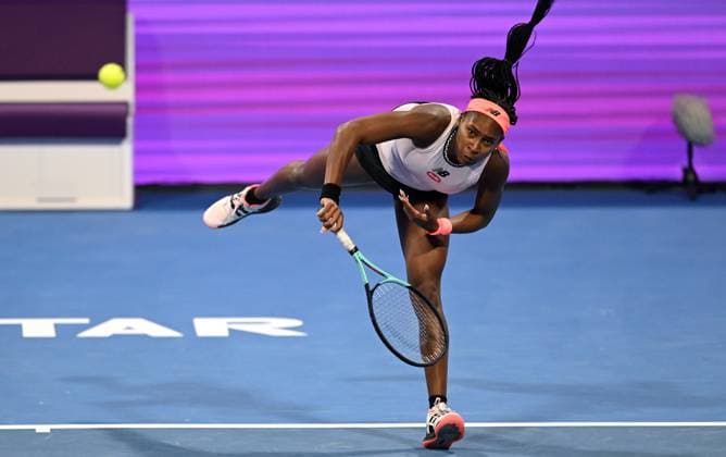 2023 WTA, Tennis Damen Qatar TotalEnergies Open Coco Gauff (USA) Coco Gauff (USA)