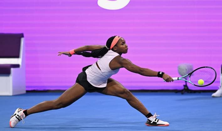 2023 WTA, Tennis Damen Qatar TotalEnergies Open Coco Gauff (USA) Coco Gauff (USA)