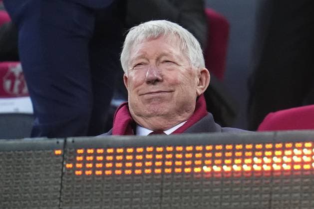 Mandatory Credit: Photo by Bagu Blanco Pressinphoto Shutterstock (13770557b) Sir Alex Fergusson FC Barcelona, Barca v Manchester United, ManU UEFA Europa League, Play-off, 1st leg. Football, Spotify Camp Nou Stadium, Barcelona, Spain - 16 Feb 2023 Editorial use only FC Barcelona v Manchester United, UEFA Europa League, Play-off, 1st leg. Football, Spotify Camp Nou Stadium, Barcelona, Spain - 16 Feb 2023 Editorial use only  Copyright: xBaguxBlanco Pressinphoto Shutterstockx 13770557b