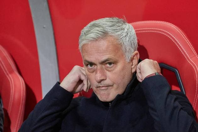 Salzburg, Österreich 16. Februar 2023: Europa League - 2022 2023 - RB Salzburg vs. AS Roma Im Bild: Trainer Jose Mourinho (AS Roma) Stadion Salzburg Copyright: xFotostandx xWassmuthx