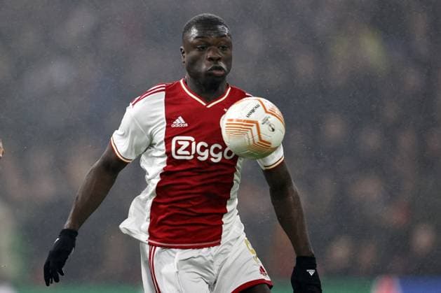 AMSTERDAM - Brian Brobbey of Ajax reacts during the UEFA Europa league play-off match between Ajax Amsterdam and FC Union Berlin at the Johan Cruijff ArenA on February 16, 2023 in Amsterdam, Netherlands. ANP MAURICE VAN STONE AFC Ajax Amsterdam v 1. FC Union Berlin: Knockout Round Play-Off Leg One - UEFA Europa League 2022 2023 xVIxANPxSportx xxANPxIVx 462936115 originalFilename: 462936115.jpg