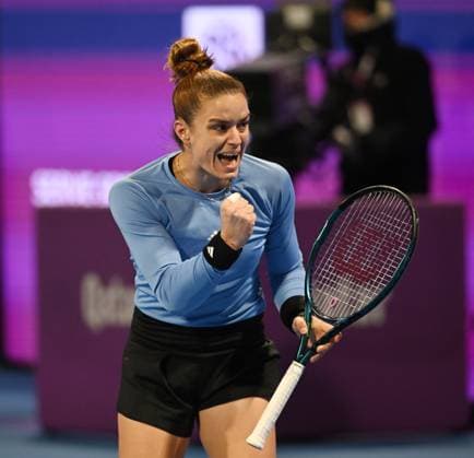 2023 WTA, Tennis Damen Qatar TotalEnergies Open Maria Sakkari (GRE) Maria Sakkari (GRE)