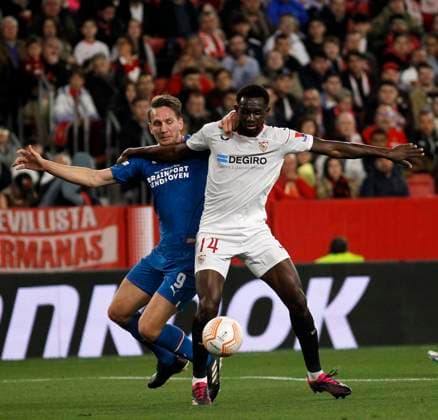 UEFA Europa League Knockout Round Play-Offs Sevilla vs PSV Eindhoven at Ramon Sanchez Pizjuan Stadium, Sevilla, Spain, 16th February 2023 SEVILLA 15 02 2023 JORNADA ELIMINATORIA UEL ESTADIO SANCHEZ-PIZJUAN SEVILLAFC-PSV EINDHOVEN. 900 Cordon Press
