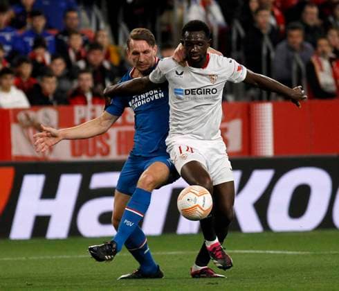 UEFA Europa League Knockout Round Play-Offs Sevilla vs PSV Eindhoven at Ramon Sanchez Pizjuan Stadium, Sevilla, Spain, 16th February 2023 SEVILLA 15 02 2023 JORNADA ELIMINATORIA UEL ESTADIO SANCHEZ-PIZJUAN SEVILLAFC-PSV EINDHOVEN. 900 Cordon Press