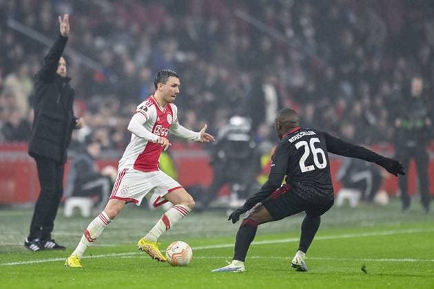 AMSTERDAM, 16-02-2023 , JohanCruyff Arena, season 2022 2023 , Europa League match between Ajax and Union Berlin. final result 0-0, Ajax player Steven Berghuis Ajax - Union Berlin  x19918809x Copyright:
