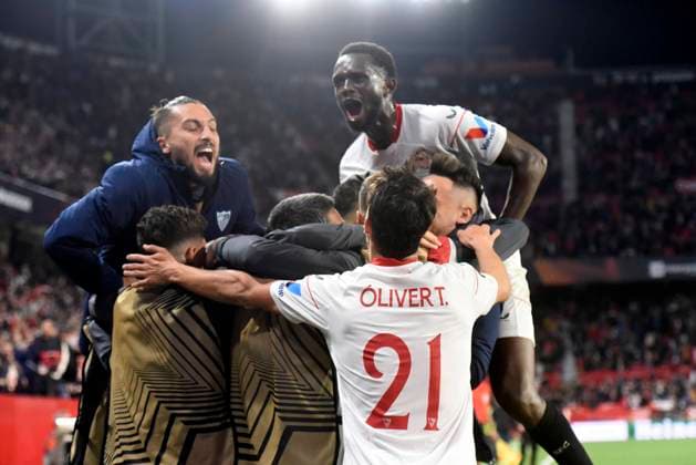 UEFA Europa League Knockout Round Play-Offs Sevilla vs PSV Eindhoven at Ramon Sanchez Pizjuan Stadium, Sevilla, Spain, 16th February 2023 SEVILLA 15 02 2023 JORNADA ELIMINATORIA UEL ESTADIO SANCHEZ-PIZJUAN SEVILLAFC-PSV EINDHOVEN. 900 Cordon Press