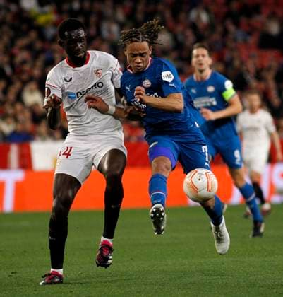 UEFA Europa League Knockout Round Play-Offs Sevilla vs PSV Eindhoven at Ramon Sanchez Pizjuan Stadium, Sevilla, Spain, 16th February 2023 SEVILLA 15 02 2023 JORNADA ELIMINATORIA UEL ESTADIO SANCHEZ-PIZJUAN SEVILLAFC-PSV EINDHOVEN. 900 Cordon Press