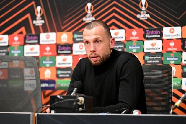 Fussball, Herren, Saison 2022 2023, Europa League (Play-Offs zum Achtelfinale, Hinspiel), Ajax Amsterdam - 1. FC Union Berlin (0:0), Trainer Johnny Heitinga (Ajax Amsterdam), 16.02. 2023, Copyright: xMatthiasxKochx