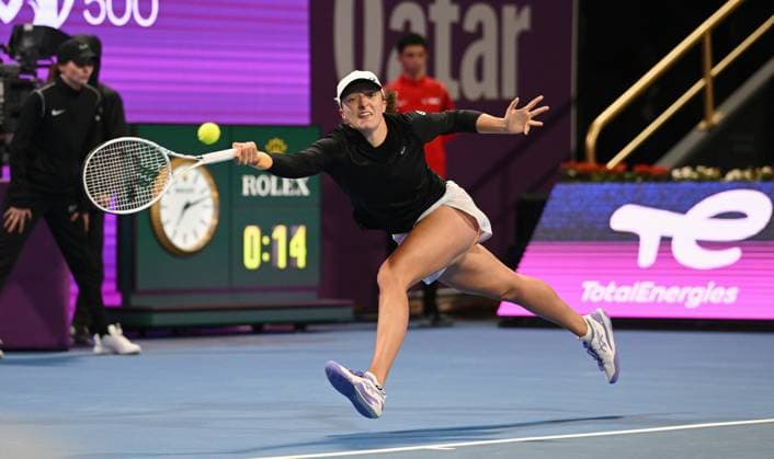 2023 WTA, Tennis Damen Qatar TotalEnergies Open Iga Swiatek (POL) Iga Swiatek (POL)