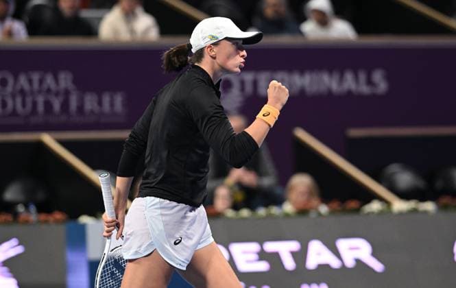 2023 WTA, Tennis Damen Qatar TotalEnergies Open Iga Swiatek (POL) Iga Swiatek (POL)