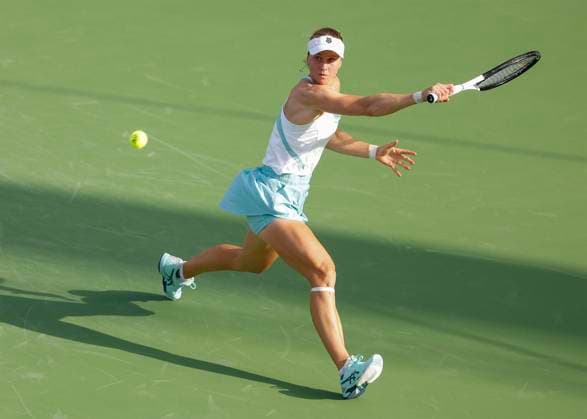 Liudmila Samsonova Tennis - Dubai Tennis Championships 2023 - WTA, Tennis Damen - Dubai Duty Free Tennis Stadium - Dubai - - United Arab Emirates - 19 February 2023. Copyright: xJuergenxHasenkopfx