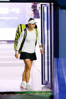 Julia Grabher Tennis - Dubai Tennis Championships 2023 - WTA, Tennis Damen - Dubai Duty Free Tennis Stadium - Dubai - - United Arab Emirates - 20 February 2023. Copyright: xJuergenxHasenkopfx