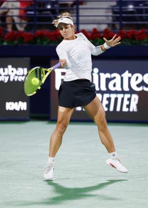 Julia Grabher Tennis - Dubai Tennis Championships 2023 - WTA, Tennis Damen - Dubai Duty Free Tennis Stadium - Dubai - - United Arab Emirates - 20 February 2023. Copyright: xJuergenxHasenkopfx
