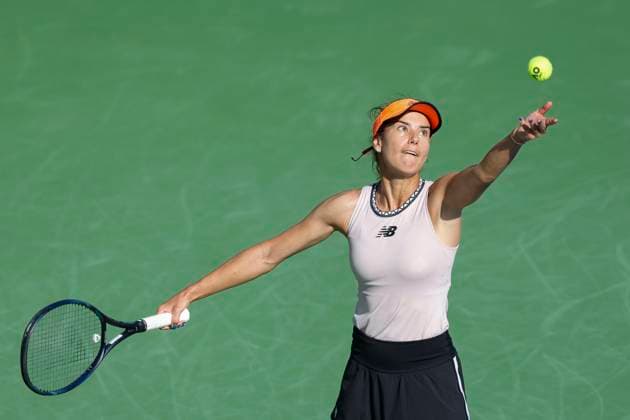 Sorana Cirstea Tennis - Dubai Tennis Championships 2023 - WTA, Tennis Damen - Dubai Duty Free Tennis Stadium - Dubai - - United Arab Emirates - 20 February 2023. Copyright: xJuergenxHasenkopfx