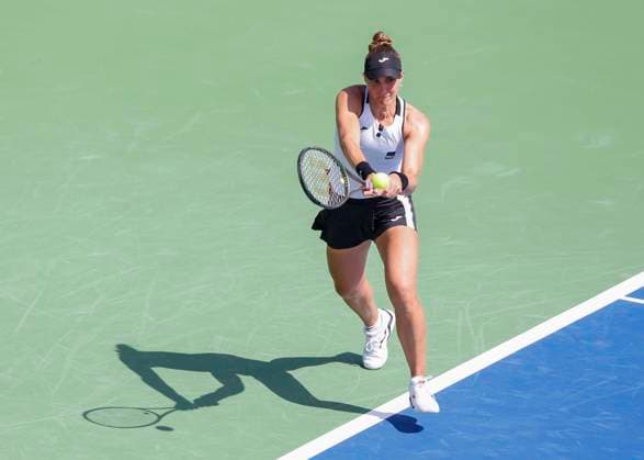 Beatriz Haddad Maia Tennis - Dubai Tennis Championships 2023 - WTA, Tennis Damen - Dubai Duty Free Tennis Stadium - Dubai - - United Arab Emirates - 20 February 2023. Copyright: xJuergenxHasenkopfx