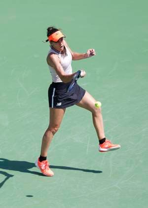 Sorana Cirstea Tennis - Dubai Tennis Championships 2023 - WTA, Tennis Damen - Dubai Duty Free Tennis Stadium - Dubai - - United Arab Emirates - 20 February 2023. Copyright: xJuergenxHasenkopfx