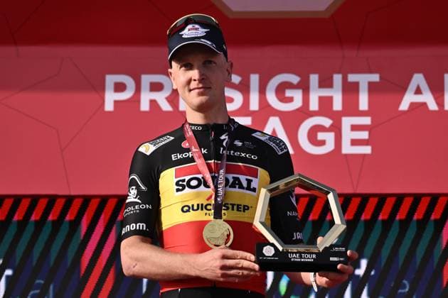 Sport Themen der Woche KW08 Sport Bilder des Tages Foto Marco Alpozzi LaPresse 20 Febbraio 2023 - Abu Dhabi, UAE - ciclismo - UAE Tour - PRESIGHT.AI STAGE - Prima Tappa da Al Dhafra Castle a Al Mirfa - 151 KM Nella foto: Luke Plapp (Ineos Grenadiers), maglia nera February 20, 2023 Abu Dhabi, UAE - sport, cycling - UAE Tour - PRESIGHT.AI STAGE - First Stage from Al Dhafra Castle to Al Mirfa 94 miles - In the pic: Luke Plapp (Ineos Grenadiers), black jersey  Copyright: xMarcoxAlpozzi LaPressex