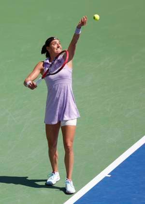 Caroline Garcia (FRA) Tennis - Dubai Tennis Championships 2023 - WTA, Tennis Damen - Dubai Duty Free Tennis Stadium - Dubai - - United Arab Emirates - 21 February 2023. Copyright: xJuergenxHasenkopfx