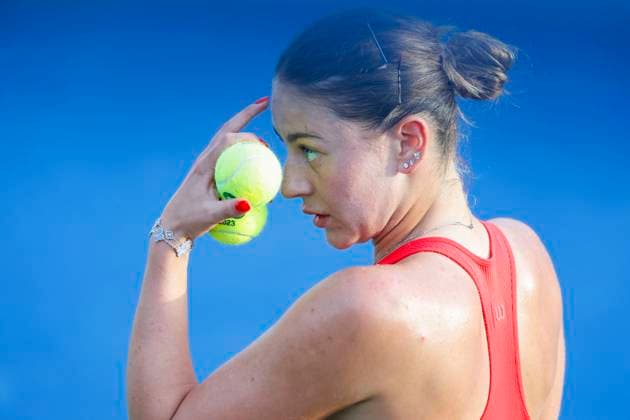 Sport Bilder des Tages Marta Kostyuk Tennis - Dubai Tennis Championships 2023 - WTA, Tennis Damen - Dubai Duty Free Tennis Stadium - Dubai - - United Arab Emirates - 21 February 2023. Copyright: xJuergenxHasenkopfx