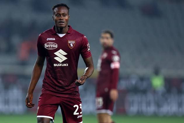 Torino Fc - Us Cremonese Demba Seck of Torino Fc looks on during the Serie Amatch beetween Torino Fc and Us Cremonese at Stadio Olimpico on February 20, 2023 in Turin, Italy . Torino Stadio Olimpico Italy Copyright: xMarcoxCanonierox