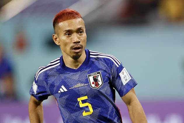 AL-RAYYAN - Yuto Nagatomo of Japan during the FIFA World Cup, WM, Weltmeisterschaft, Fussball Qatar 2022 group E match between Japan and Spain at Khalifa International stadium on December 1, 2022 in Ar-Rayyan, Qatar. AP Dutch Height MAURICE OF STONE FIFA World Cup Qatar 2022 2022 xVIxANPxSportx xMauricexvanxSteenxWKxIVx 463290356 originalFilename: 463290356.jpg