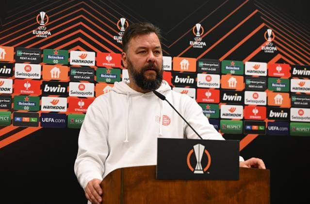 Fussball, Herren, Saison 2022 2023, Europa League, 1. FC Union Berlin, Pressekonferenz vor dem Spiel gegen Ajax Amsterdam, Stadion- und Pressesprecher Christian Arbeit (1. FC Union Berlin), 22.02. 2022, Copyright: xMatthiasxKochx