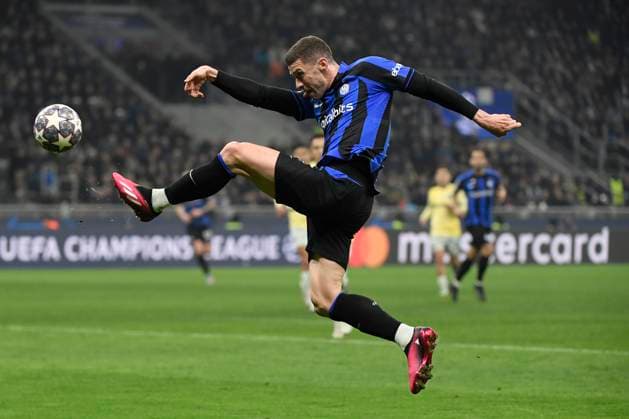 Sport Themen der Woche KW08 Sport Bilder des Tages Robin Gosens of Fc Internazionale during the Champions League football match between FC Internazionale and FC Porto at San Siro stadium in Milano (Italy), February 22th, 2023. Photo Andrea Staccioli Insidefoto andreaxstaccioli