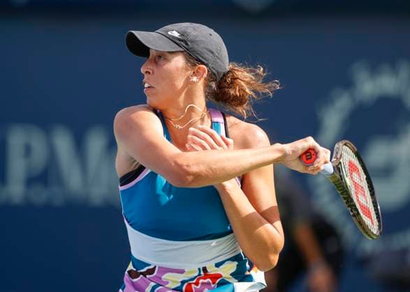 Madison Keys (USA) Tennis - Dubai Tennis Championships 2023 - WTA, Tennis Damen - Dubai Duty Free Tennis Stadium - Dubai - - United Arab Emirates - 22 February 2023. Copyright: xJuergenxHasenkopfx
