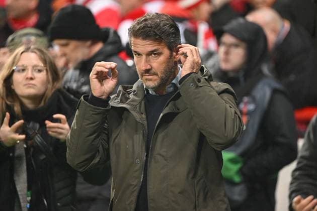 Fussball, Herren, Saison 2022 2023, Europa League, (Play-Offs zum Achtelfinale, Rückspiel), 1. FC Union Berlin - Ajax Amsterdam, RTL-Experte Karl-Heinz Kalle Riedle , 23.02. 2022, Copyright: xMatthiasxKochx