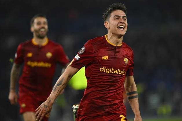 February 23, 2023, Rome, Italy: Paulo Dybala of A.S. Roma during the UEFA Europa League play-off second leg between A.S. Roma vs FC Salzburg on February 23, 2023 at the Stadio Olimpico in Rome, Italy. football Europa League match - AS Roma vs RB Salzburg, Rome, Italy  - ZUMAl164 20230223_zsa_l164_115 Copyright: xDomenicoxCippitellix