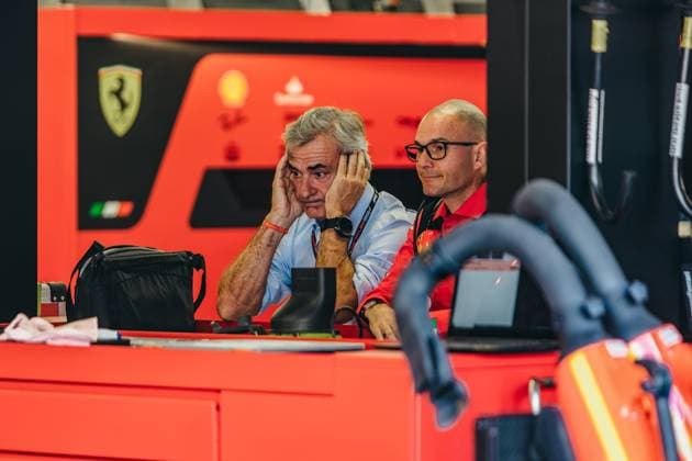Formel 1 Pre Season Tests Bahrain. Freitag, 24.02.2023 Carlos Sainz Senior (ESP) Scuderia Ferrari; Formel 1 Pre Season Tests Bahrain. Freitag, 24.02.2023 Copyright: xBEAUTIFULxSPORTS Erlhofx