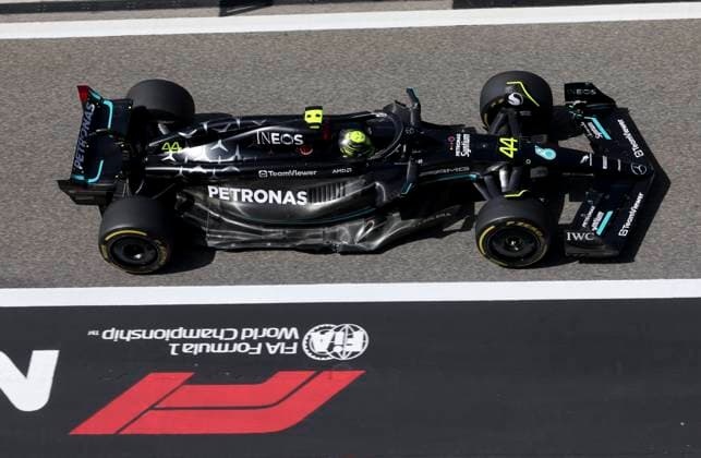 44 Lewis Hamilton (GBR, Mercedes-AMG Petronas F1 Team), F1 Pre-season Testing in Bahrain at Bahrain International Circuit on February 24, 2023 in Sakhir, Bahrain. (Photo by HOCH ZWEI) Sakhir Bahrain